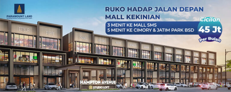 Ruko Hampton Studio Loft Gading Serpong