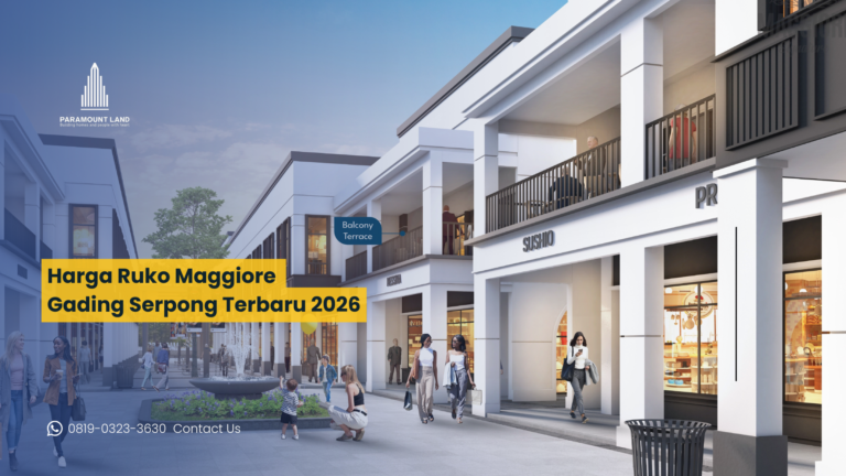Harga Ruko Maggiore Gading Serpong Terbaru 2026