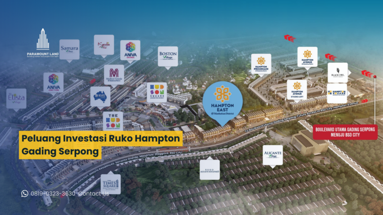Peluang Investasi Ruko Hampton Gading Serpong